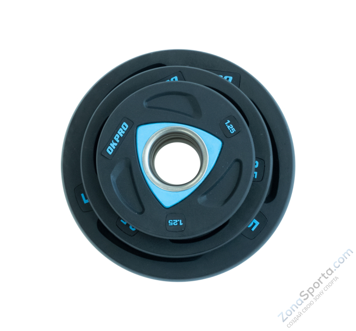 Диск олимпийский полиуретановый OKPRO OK2037-500 5 кг