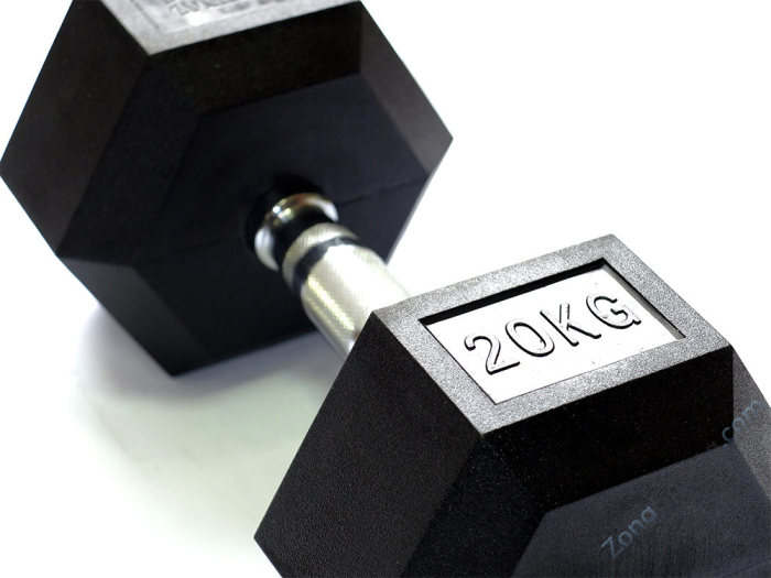 Гантель 20 кг гексагональная Original FitTools FT-HEX-20