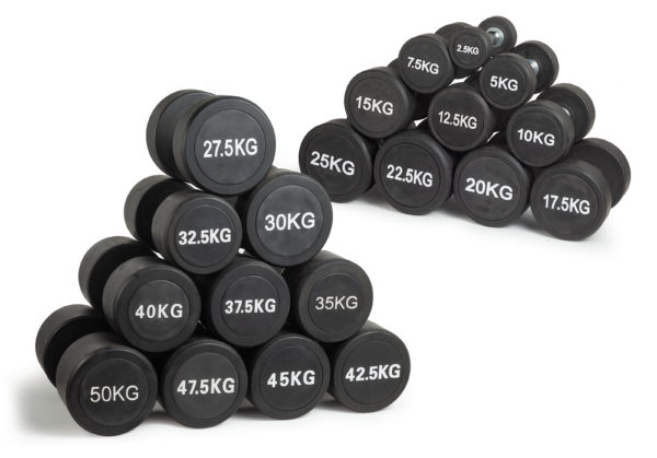 Гантель неразборная круглая 37,5 кг. VictoryFit VF-R375