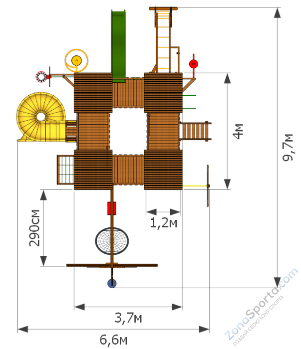 Игровой комплекс Camelot Urban