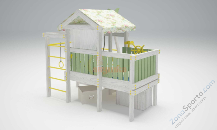 Игровой комплекс Савушка Baby 2 оливковый