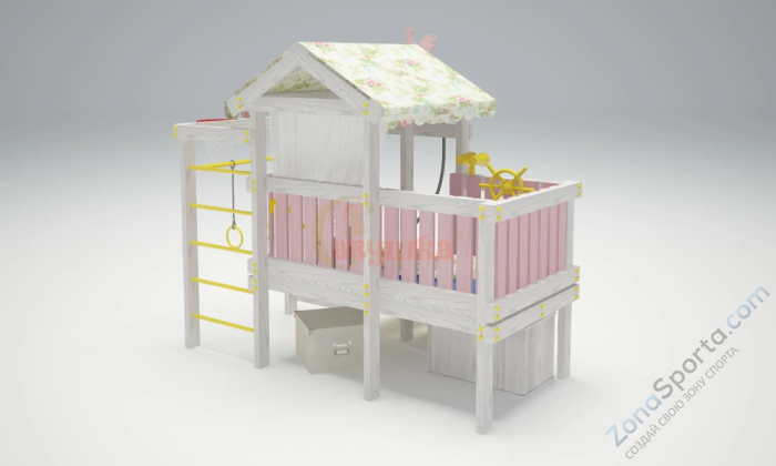 Игровой комплекс Савушка Baby 3 розовый