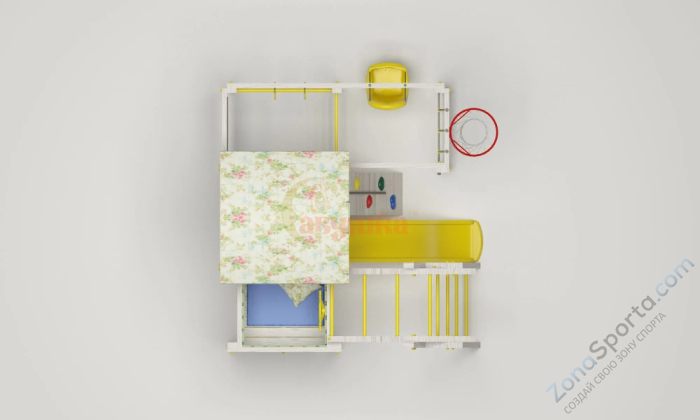 Игровой комплекс Савушка Baby 5 оливковый