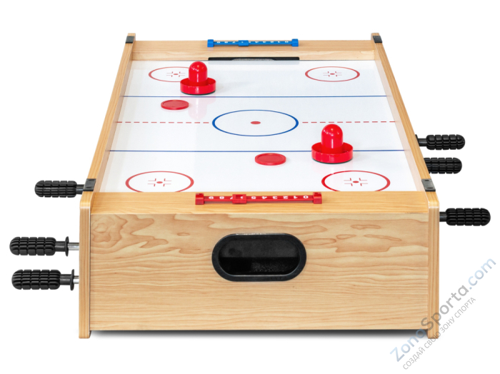 Игровой стол - трансформер Garlando F-Mini 2 в 1 (настольный футбол, аэрохоккей) светлый