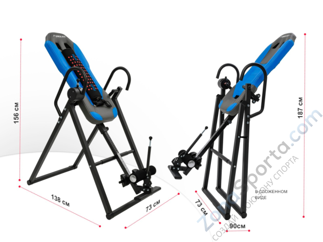 Инверсионный стол Unix Fit IV-180M