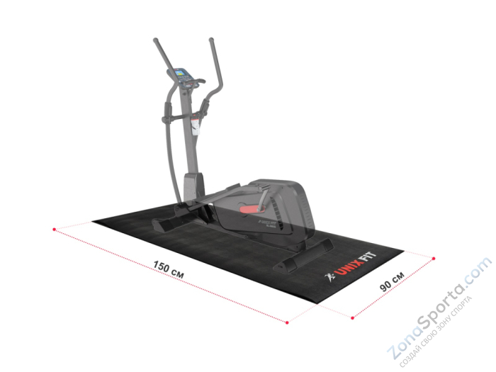 Коврик Unix Fit для кардиотренажёров 150x90x0,6 см Коврик Unix Fit для кардиотренажёров 150x90x0,6 см