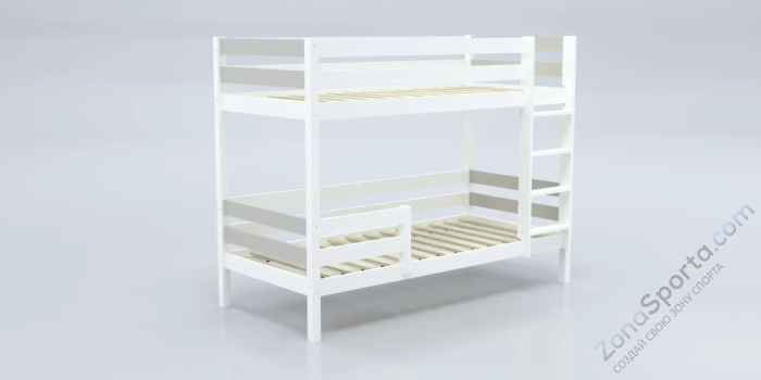Кровать детская двухъярусная Савушка-01 80х160 серая