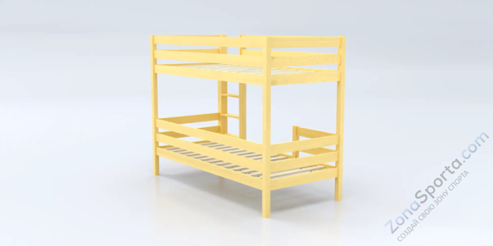 Кровать детская двухъярусная Савушка-01 90х200 (без окрашивания)