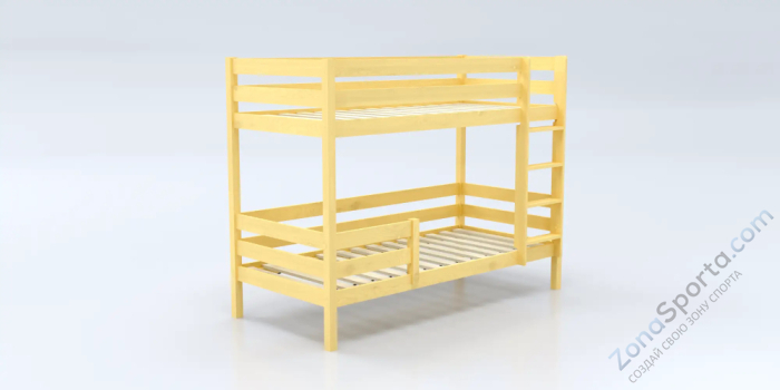 Кровать детская двухъярусная Савушка-01 90х200 (без окрашивания)