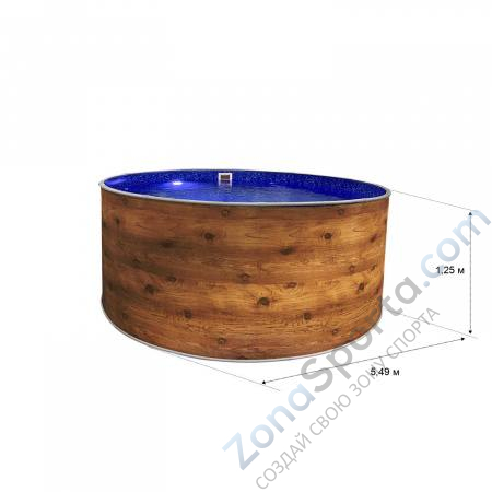 Круглый бассейн Лагуна ТМ240 5,49 х 1,25 м