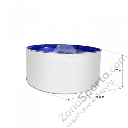Круглый бассейн Лагуна ТМ240 5,49 х 1,25 м