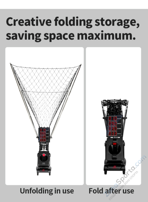 Машина для передачи баскетбольных мячей с дисплеем K2100A