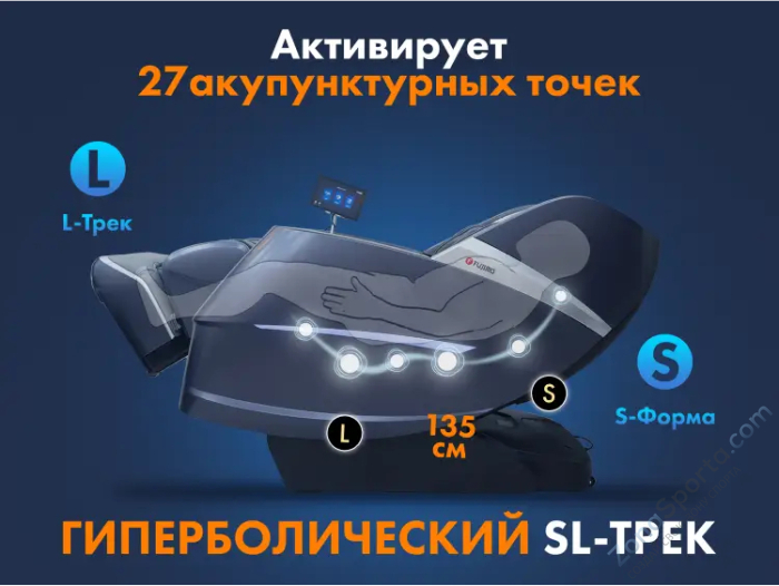 Массажное кресло Fujimo Combat Серый