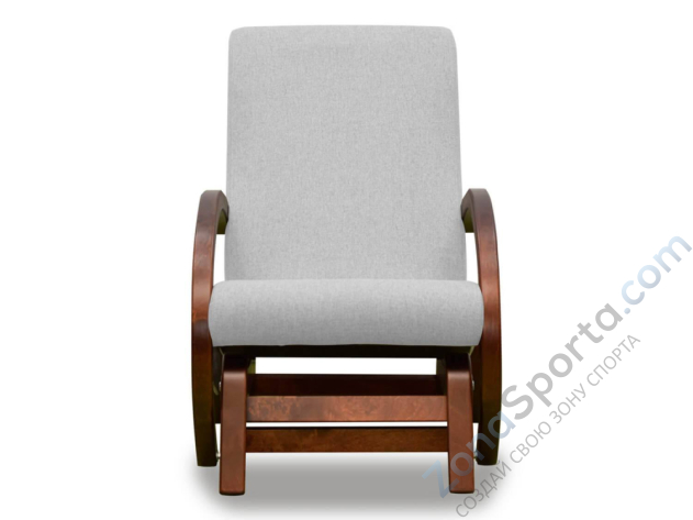 Массажное кресло-качалка EGO Twist Cherry Серый с пуфом