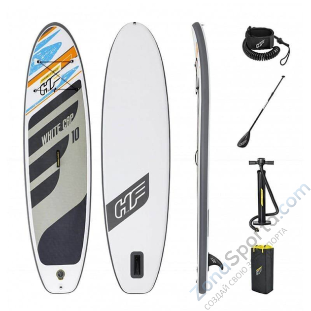 Надувная SUP доска Bestway Hydro Force White Cap 10'0 Надувная SUP доска Bestway Hydro Force White Cap 10'0