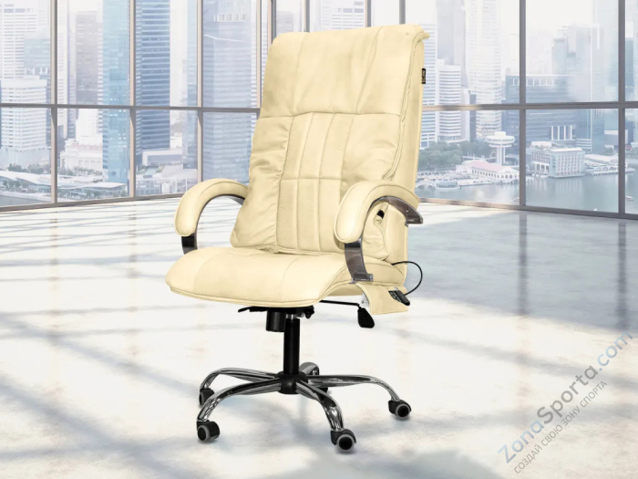 Офисное массажное кресло Ego Boss Крем