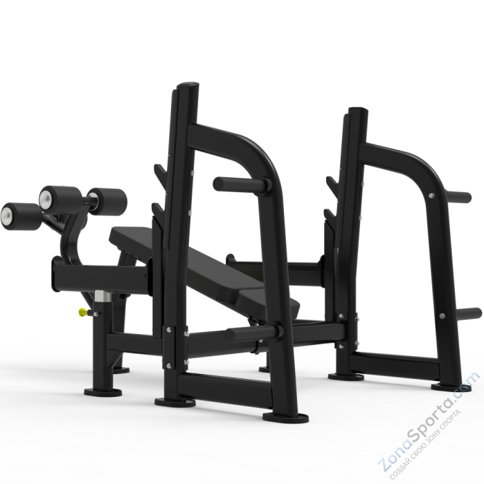 Олимпийская скамья с отрицательным наклоном для жима Impulse ITF8204