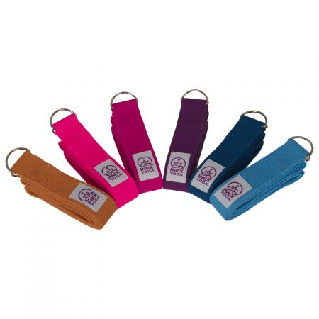 Ремень для йоги INEX Stretch Strap 240 см, изумрудно-зеленый