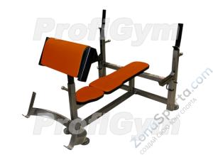 Скамья Скотта / жим штанги ProfiGym СК-0330-H