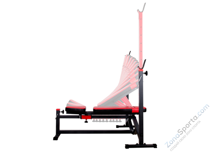 Скамья для жима лежа универсальная регулируемая Marbo Sport MS-L105