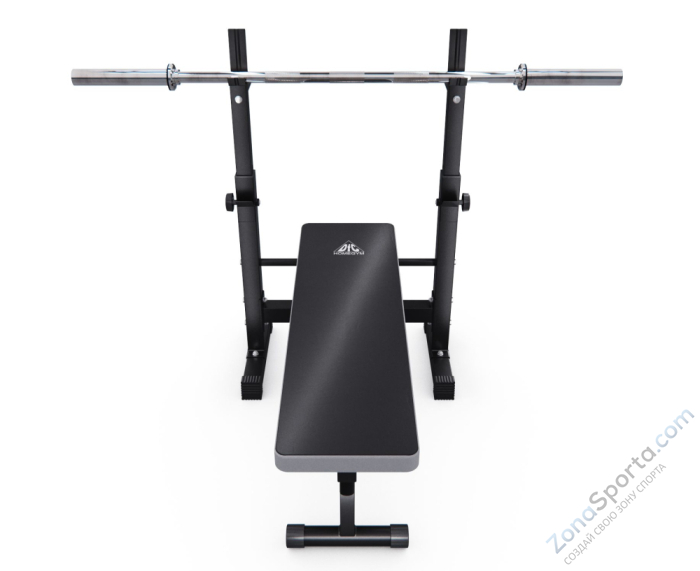 Скамья со стойками под штангу DFC D6453