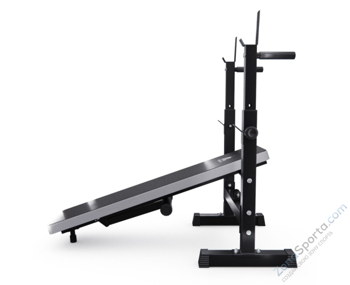 Скамья со стойками под штангу DFC D6453