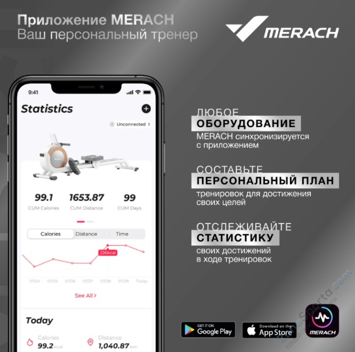 Спин-байк домашний Merach MR-S09