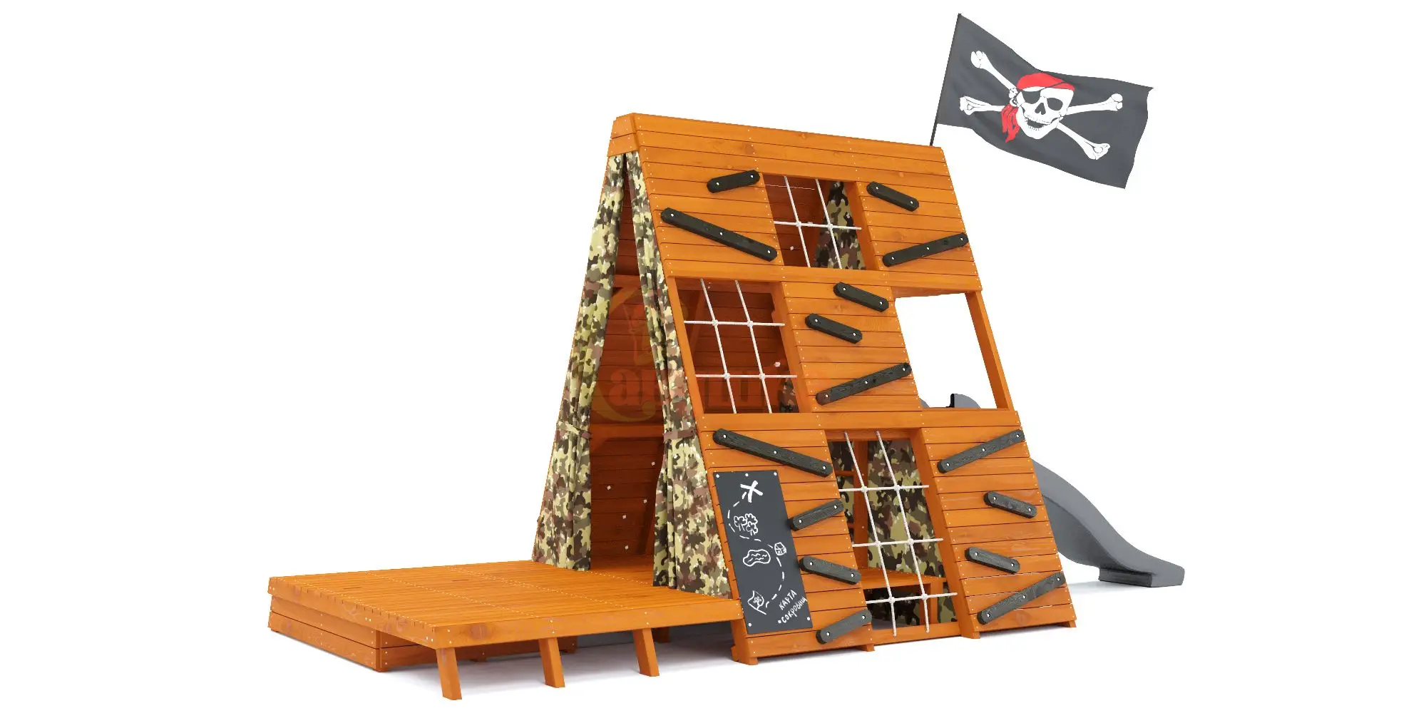 Спортивный домик Савушка База-4 (Милитари)