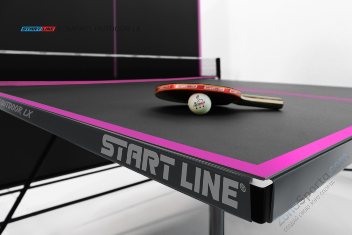 Стол теннисный Start Line Compact-2 LX Всепогодный Black