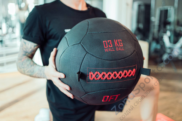 Тренировочный мяч Original FitTools Wall Ball Deluxe 10 кг Тренировочный мяч Original FitTools Wall Ball Deluxe 10 кг
