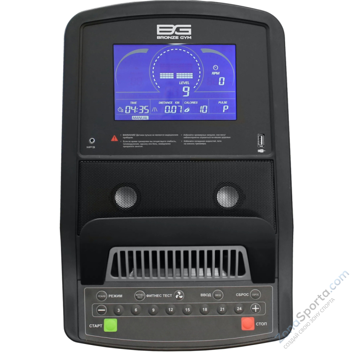 Велотренажер горизонтальный коммерческий Bronze Gym R800M (new)