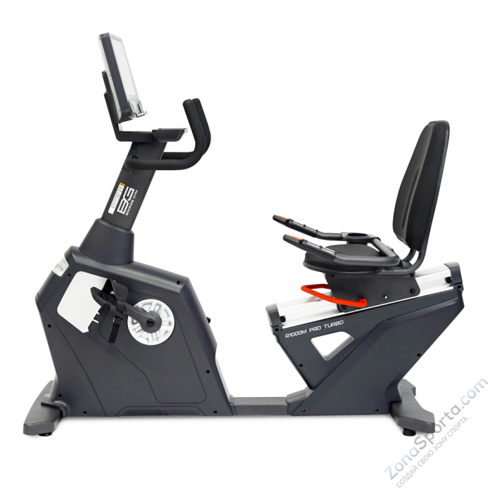 Велотренажер горизонтальный с генератором профессиональный Bronze Gym R1000M Pro Turbo (new)