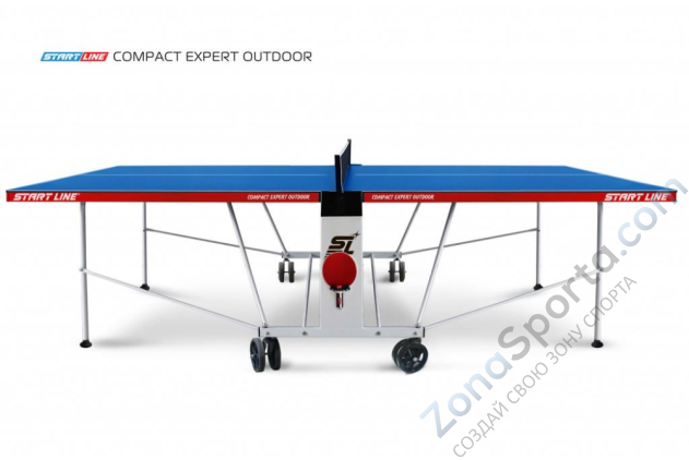 Всепогодный теннисный стол Start Line Compact Expert Outdoor 6 blue