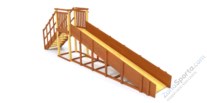 Зимняя горка Савушка Зима 2 (скат 5 метров)