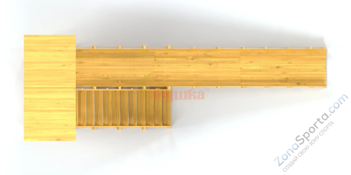 Зимняя горка Савушка Зима Wood-8/1